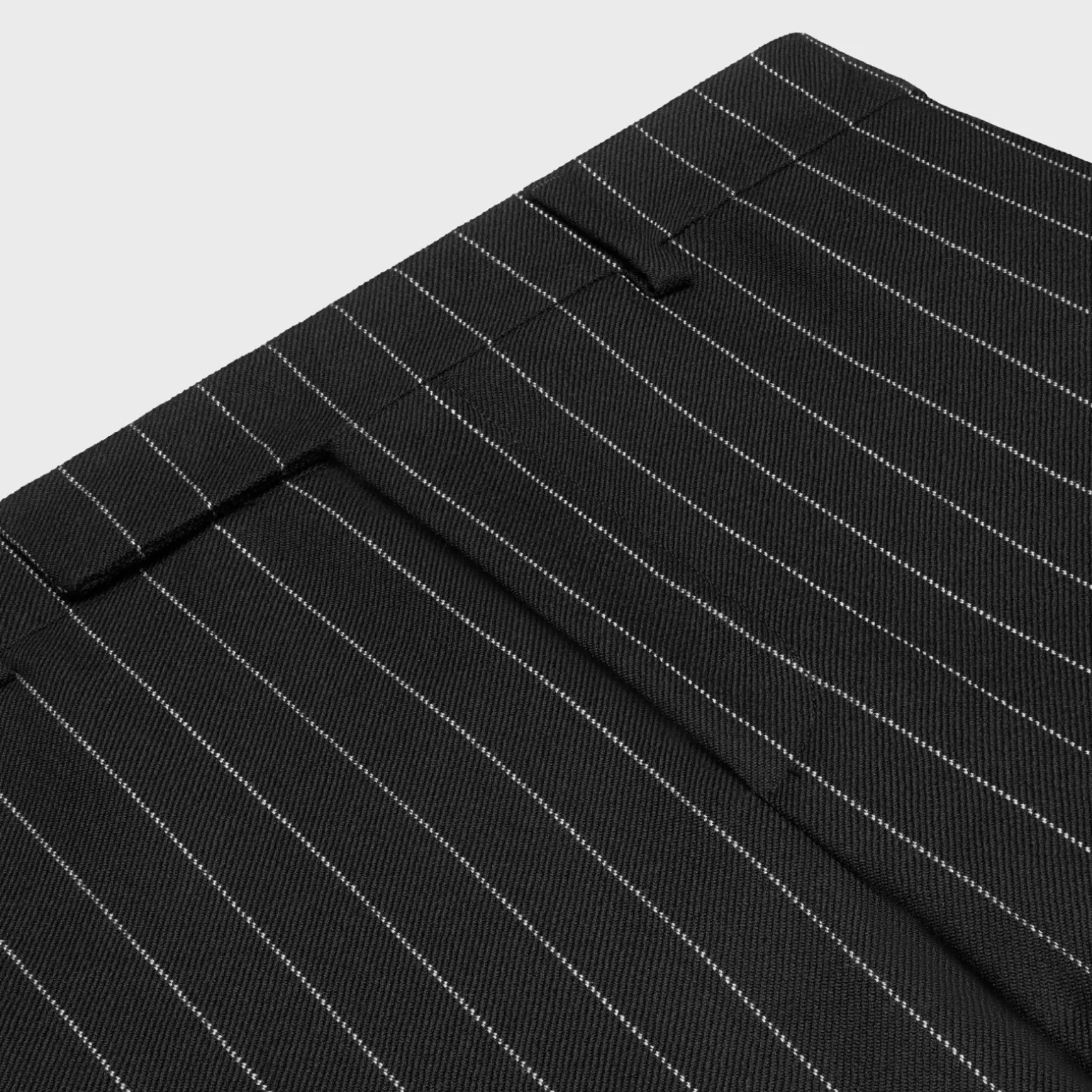 mods pants in pinstripe virgin wool
