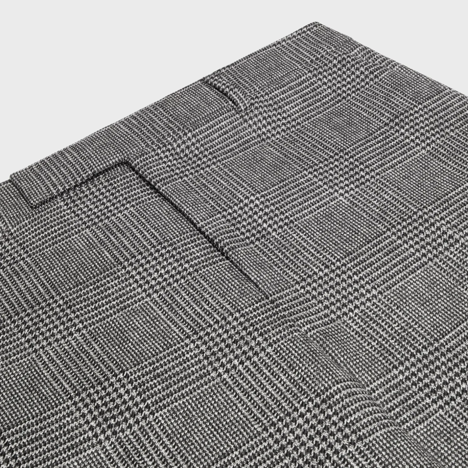 mods pants in prince of wales wool