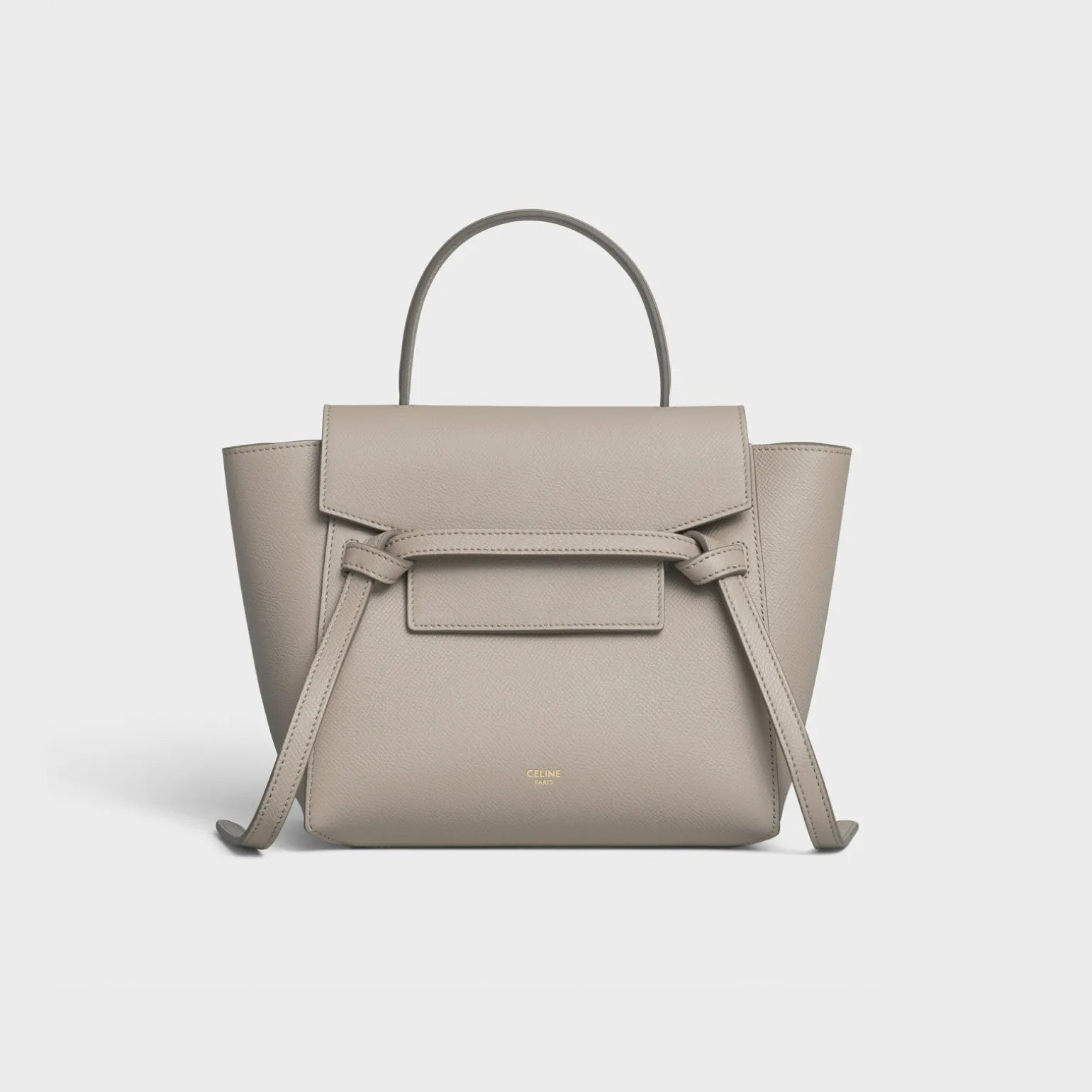 Nano Belt bag in grained calfskin