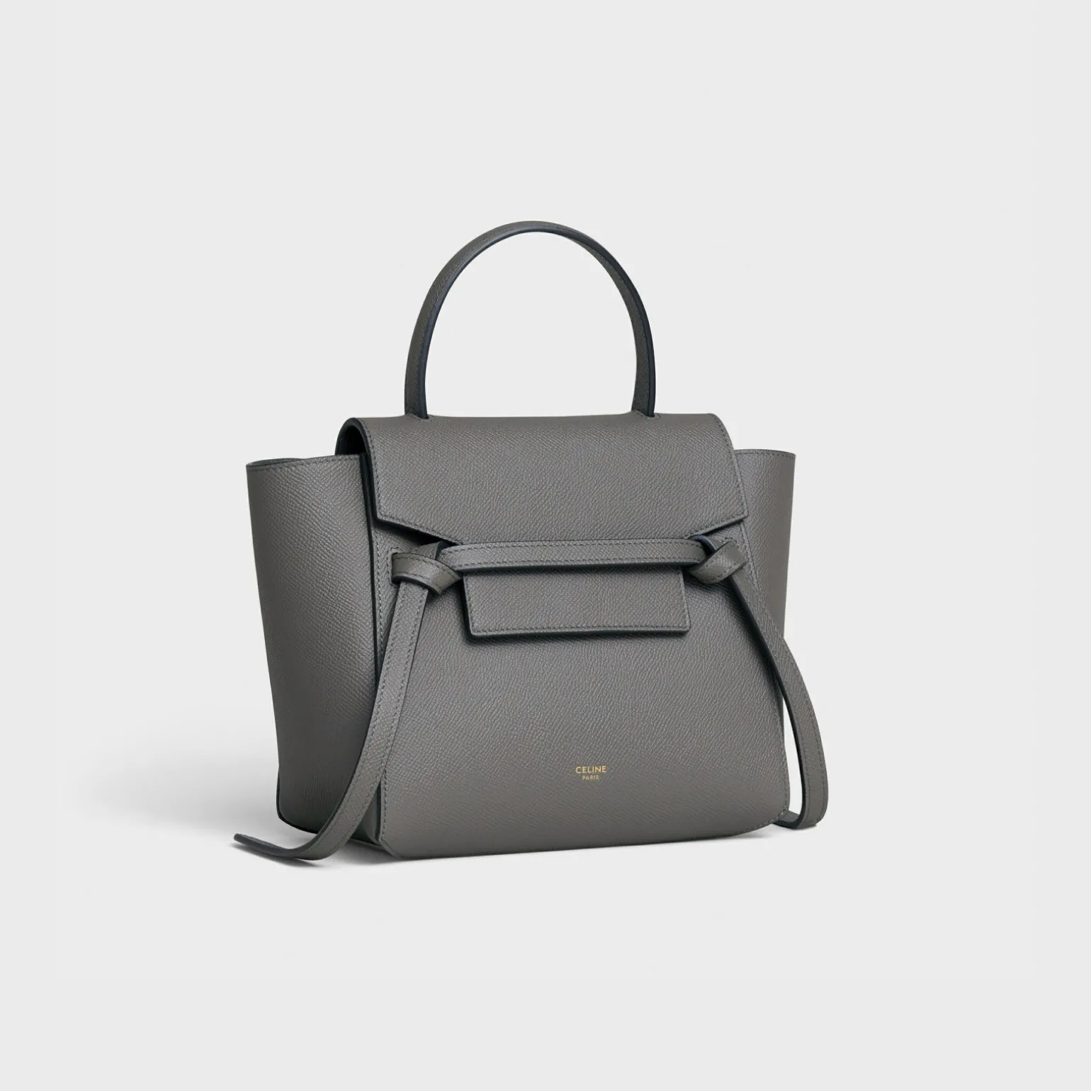 Nano Belt bag in grained calfskin