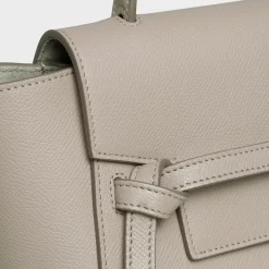 Nano Belt bag in grained calfskin