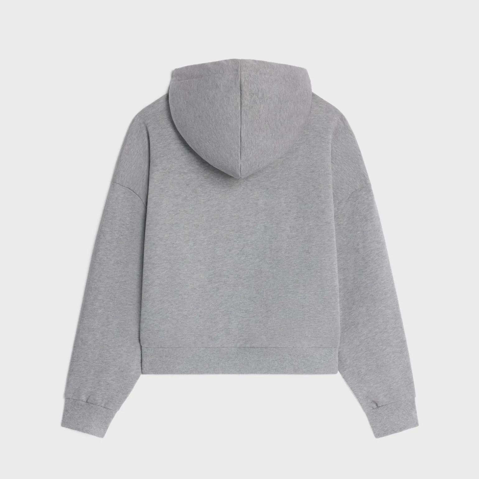 oversized celine hoodie in cotton fleece