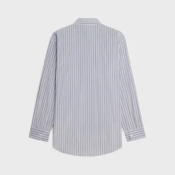 oversized shirt in striped cotton