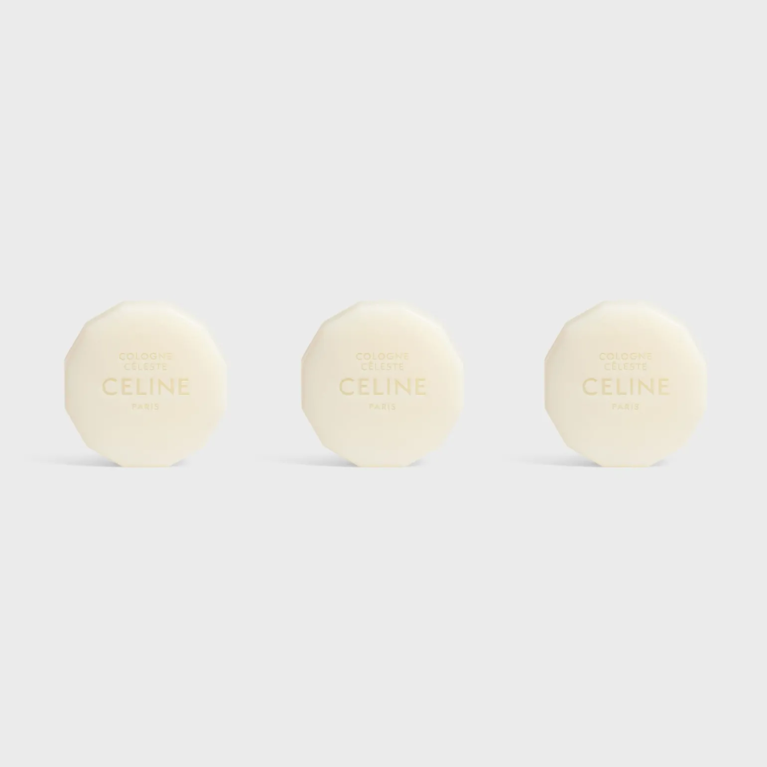 PERFUMED SOAPS SET COLOGNE CÉLESTE 3x100G