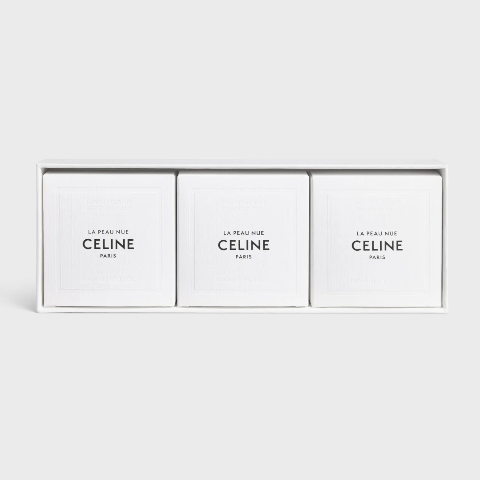 PERFUMED SOAPS SET LA PEAU NUE 3x100G