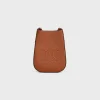 PHONE POUCH HELOISE in SUPPLE CALFSKIN