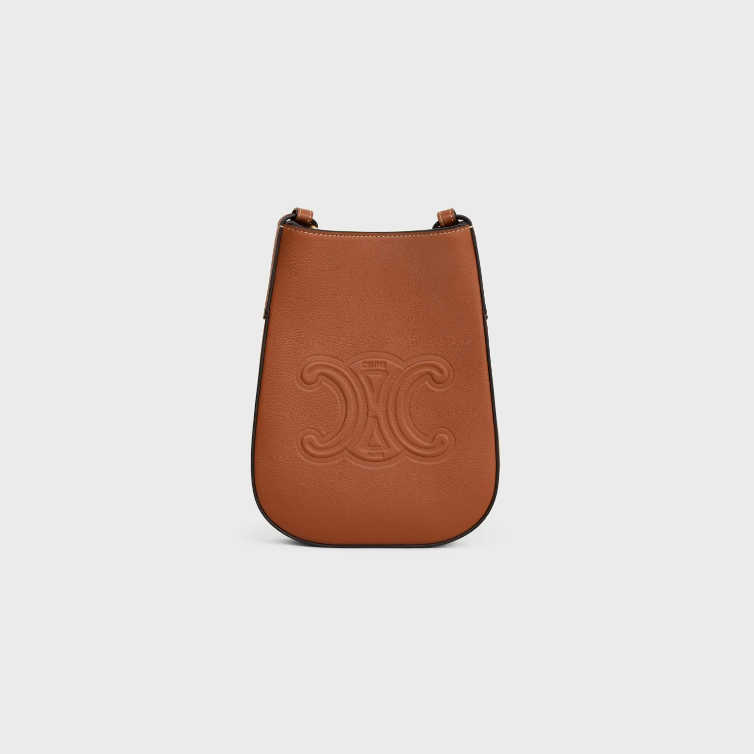 PHONE POUCH HELOISE in SUPPLE CALFSKIN