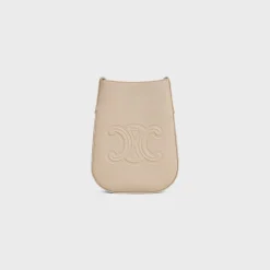 PHONE POUCH HELOISE in SUPPLE CALFSKIN