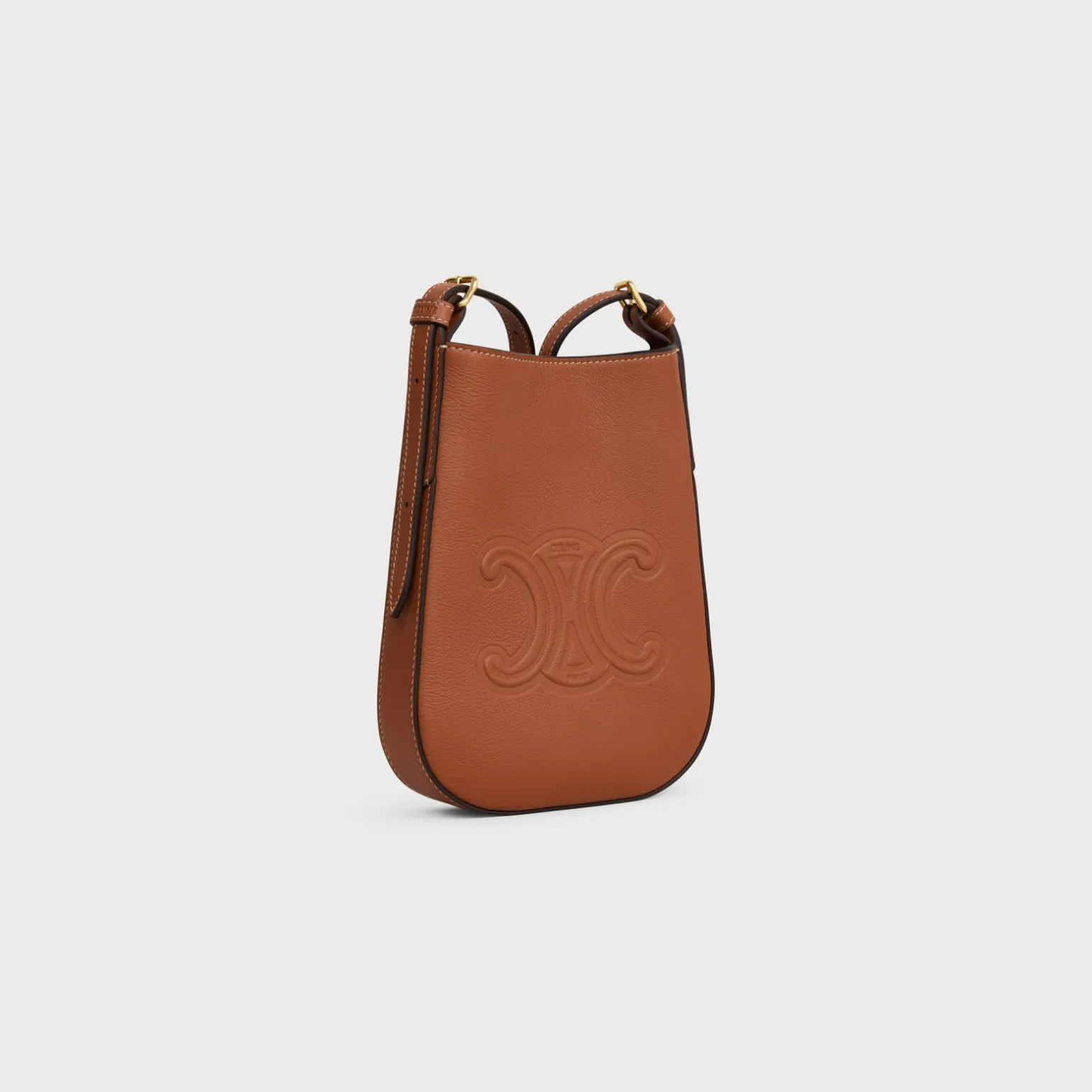 PHONE POUCH HELOISE in SUPPLE CALFSKIN