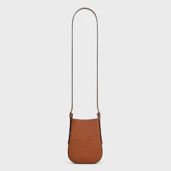 PHONE POUCH HELOISE in SUPPLE CALFSKIN
