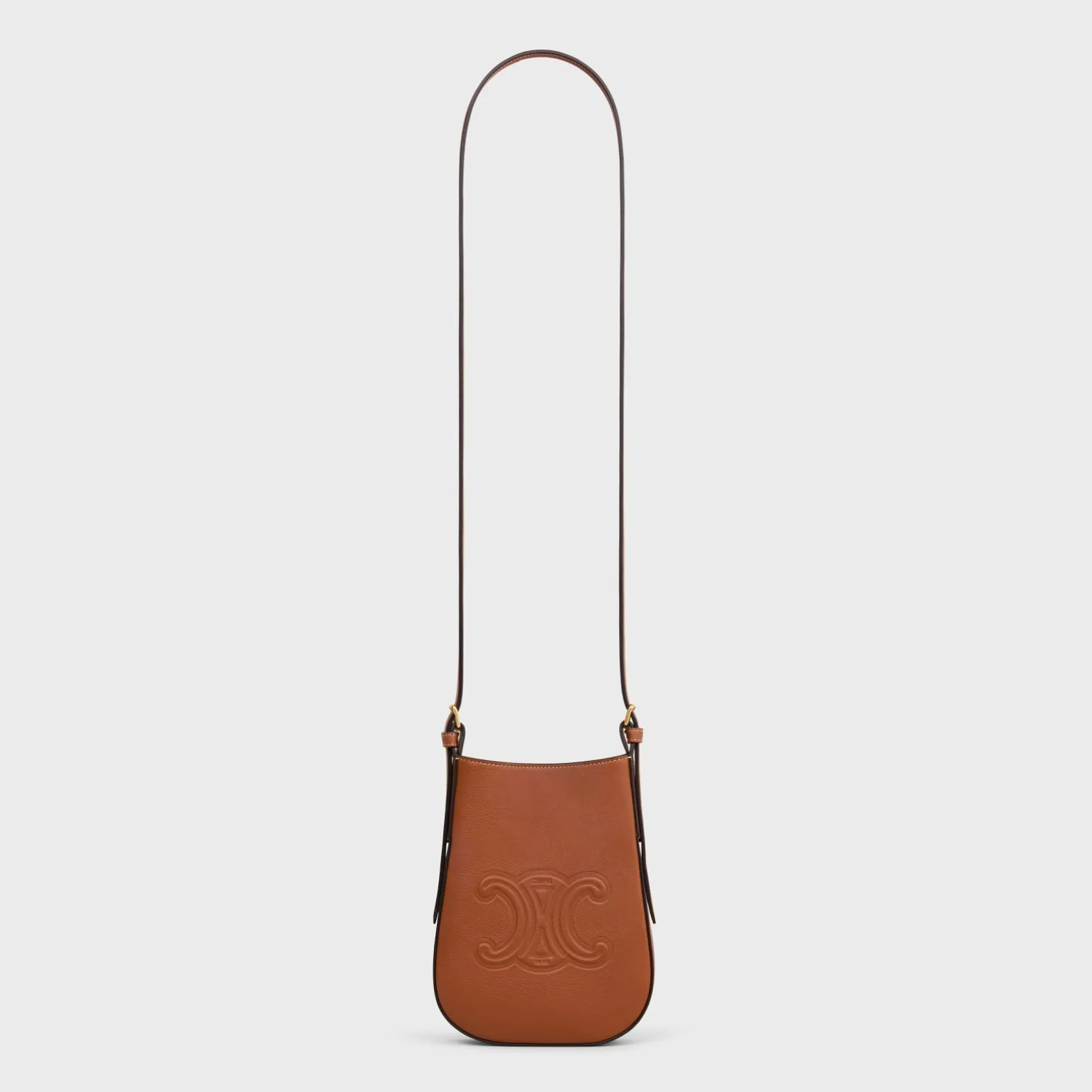 PHONE POUCH HELOISE in SUPPLE CALFSKIN