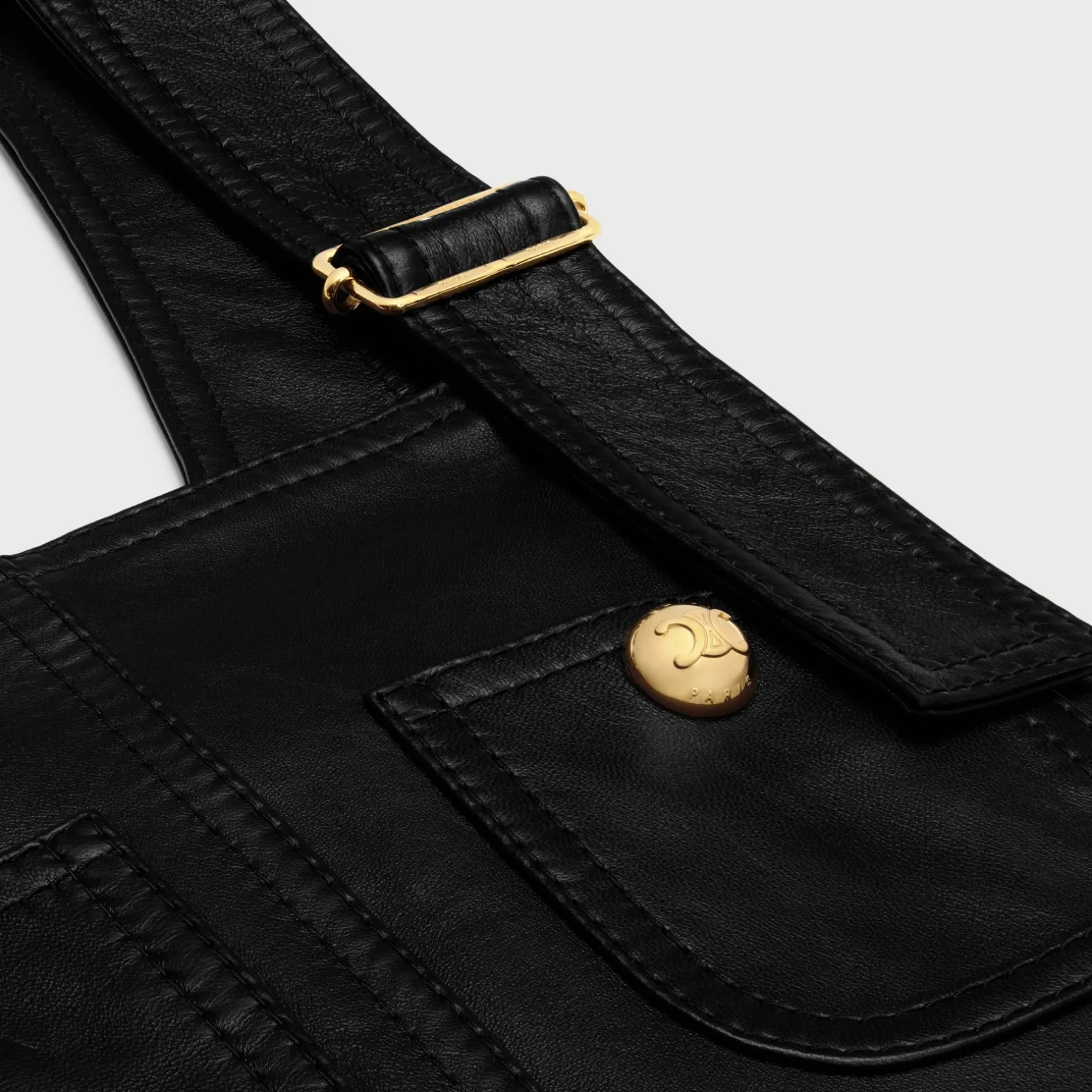 playsuit in soft lambskin