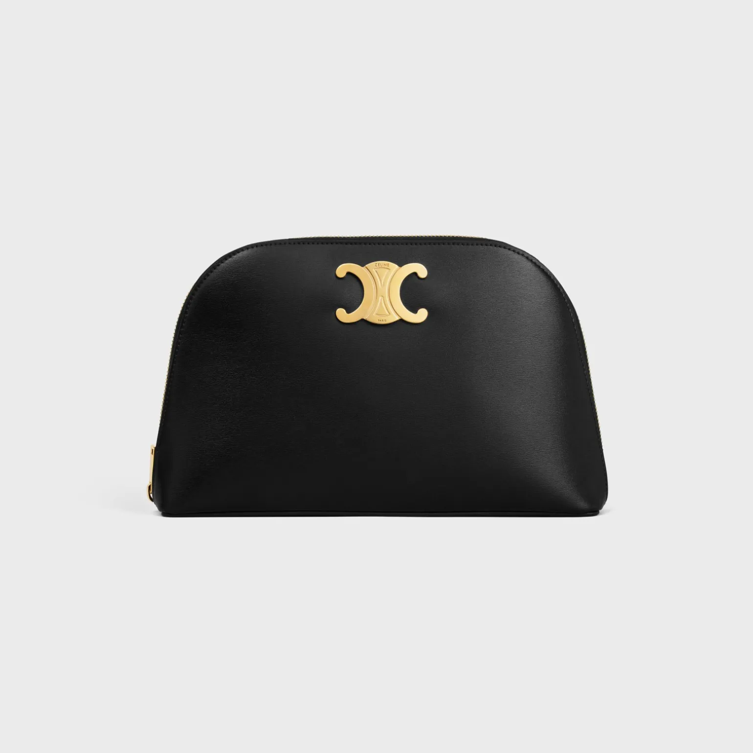 POUCH TRIOMPHE in SHINY CALFSKIN