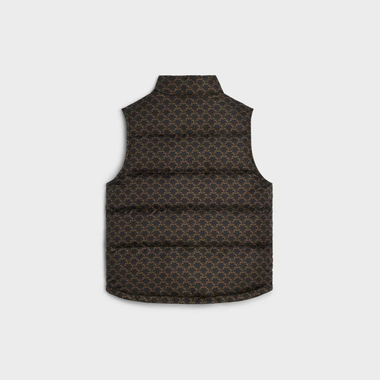 quilted vest in monogram nylon