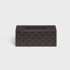 Rectangular tissue box in Triomphe Canvas