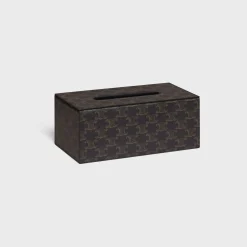 Rectangular tissue box in Triomphe Canvas