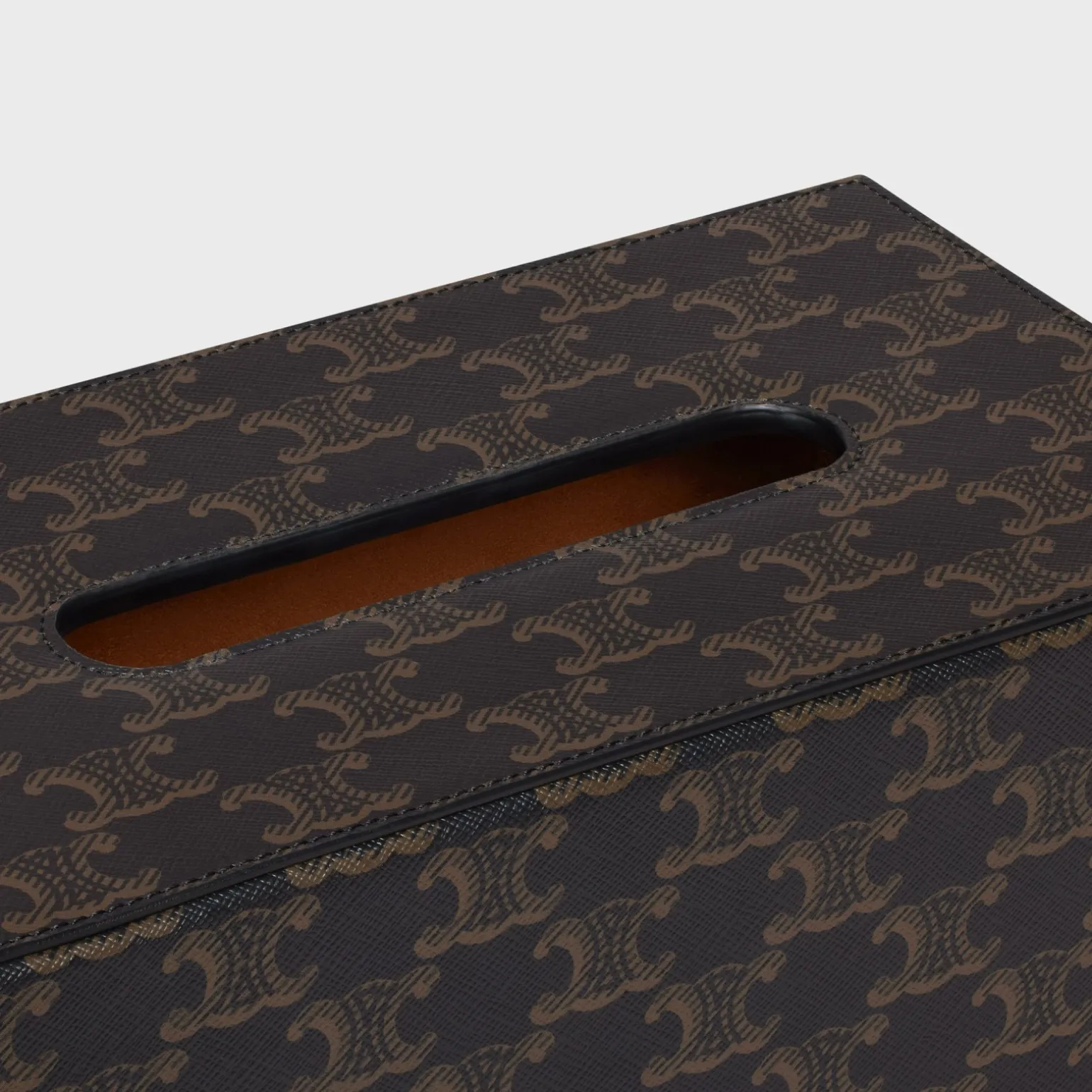 Rectangular tissue box in Triomphe Canvas