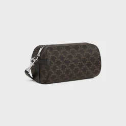 Roller messenger in TRIOMPHE CANVAS AND CALFSKIN