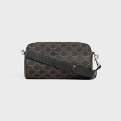 Roller messenger in TRIOMPHE CANVAS AND CALFSKIN