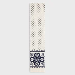 scarf in fair isle wool