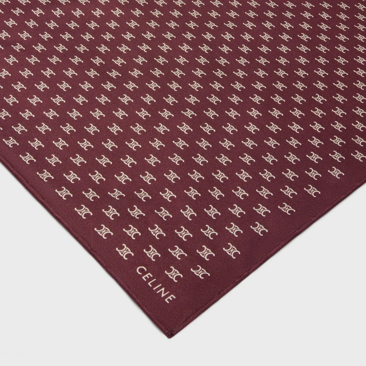 scarf in triomphe silk twill