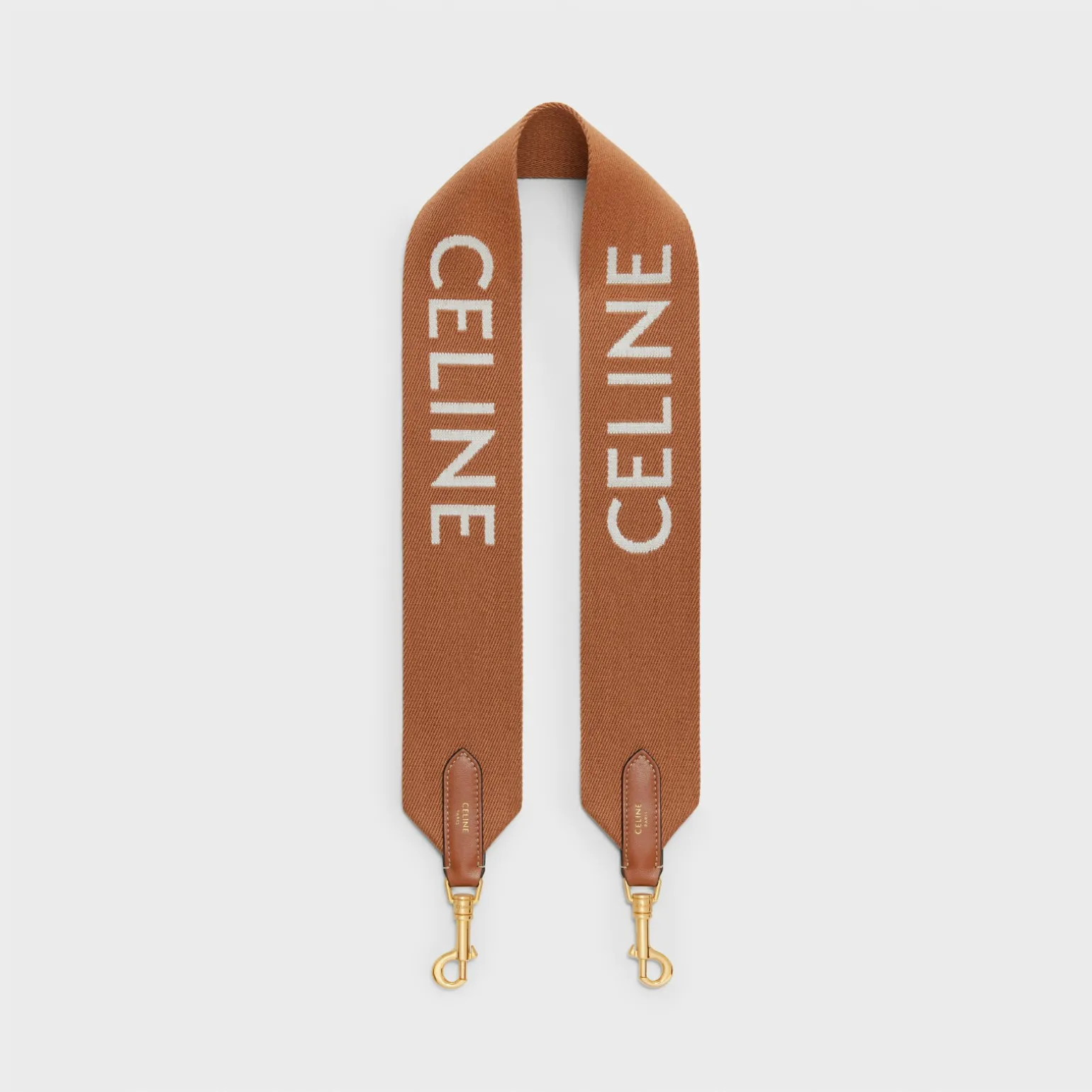 Short Strap in Wool with Celine jacquard