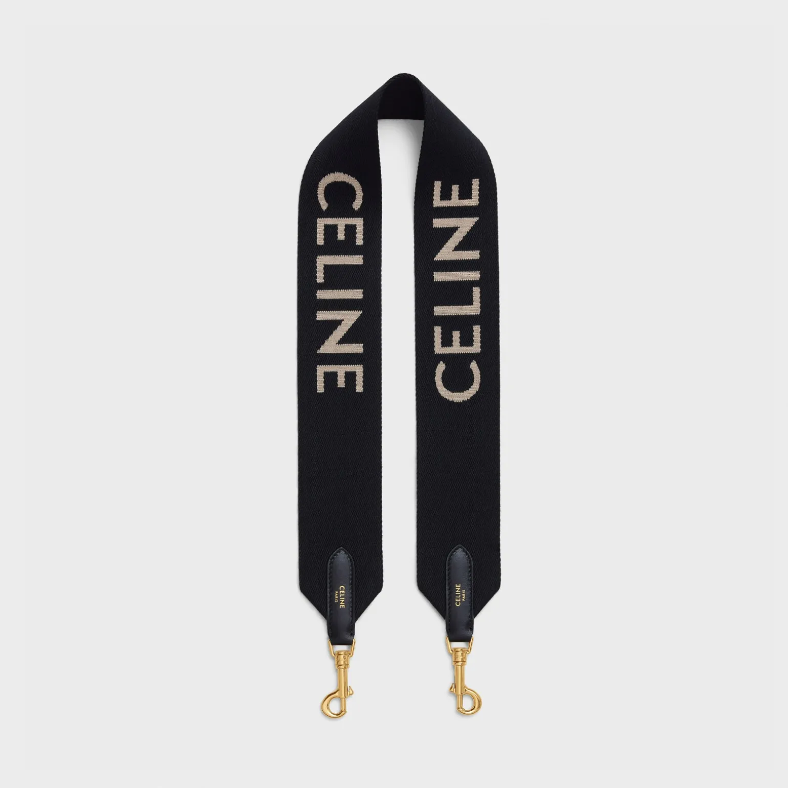 Short Strap in Wool with Celine jacquard
