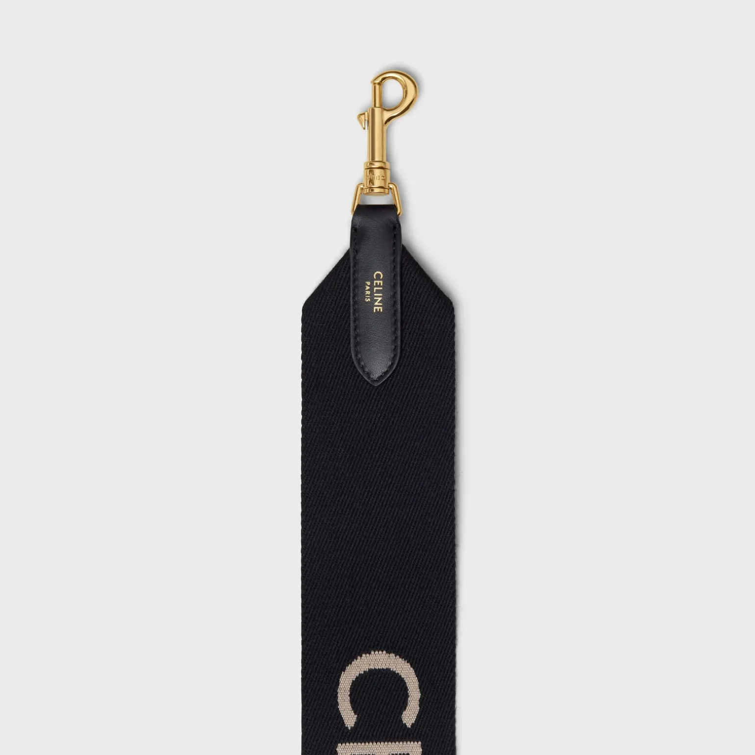 Short Strap in Wool with Celine jacquard