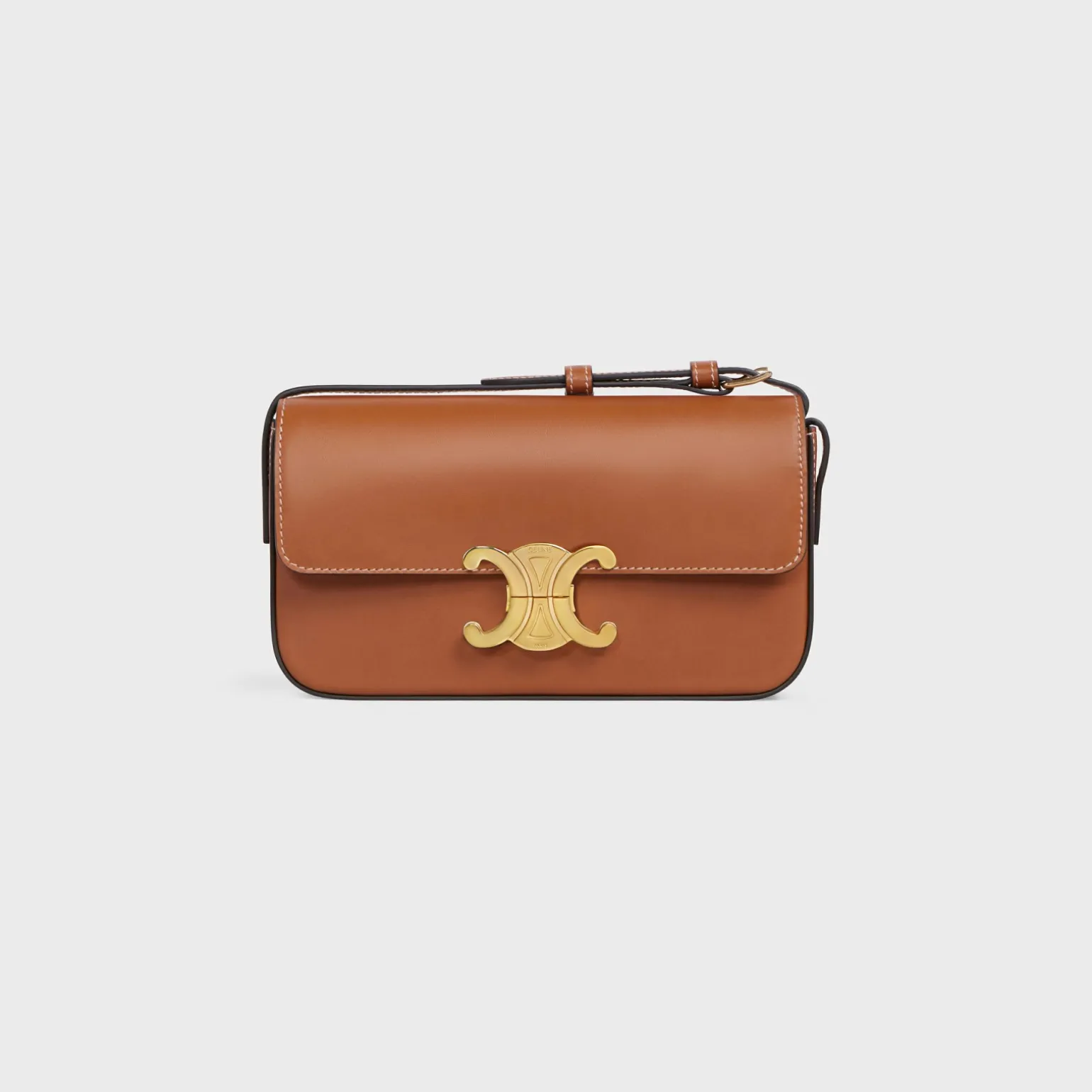 SHOULDER BAG CLAUDE in Natural Calfskin
