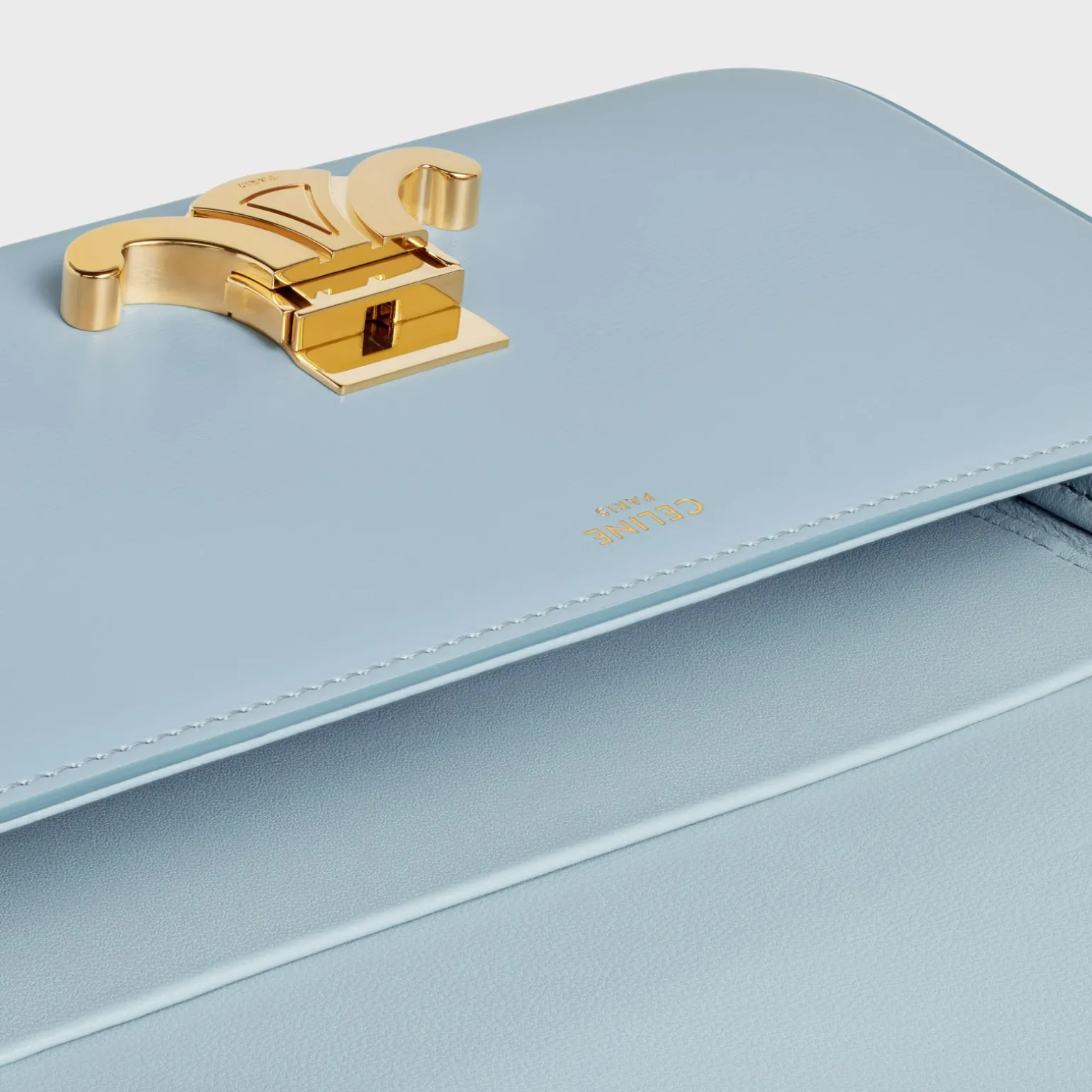SHOULDER BAG CLAUDE in shiny calfskin