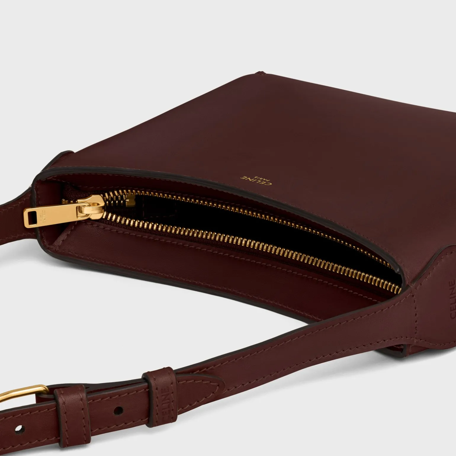SHOULDER HOBO CELINE ALICE in shiny calfskin