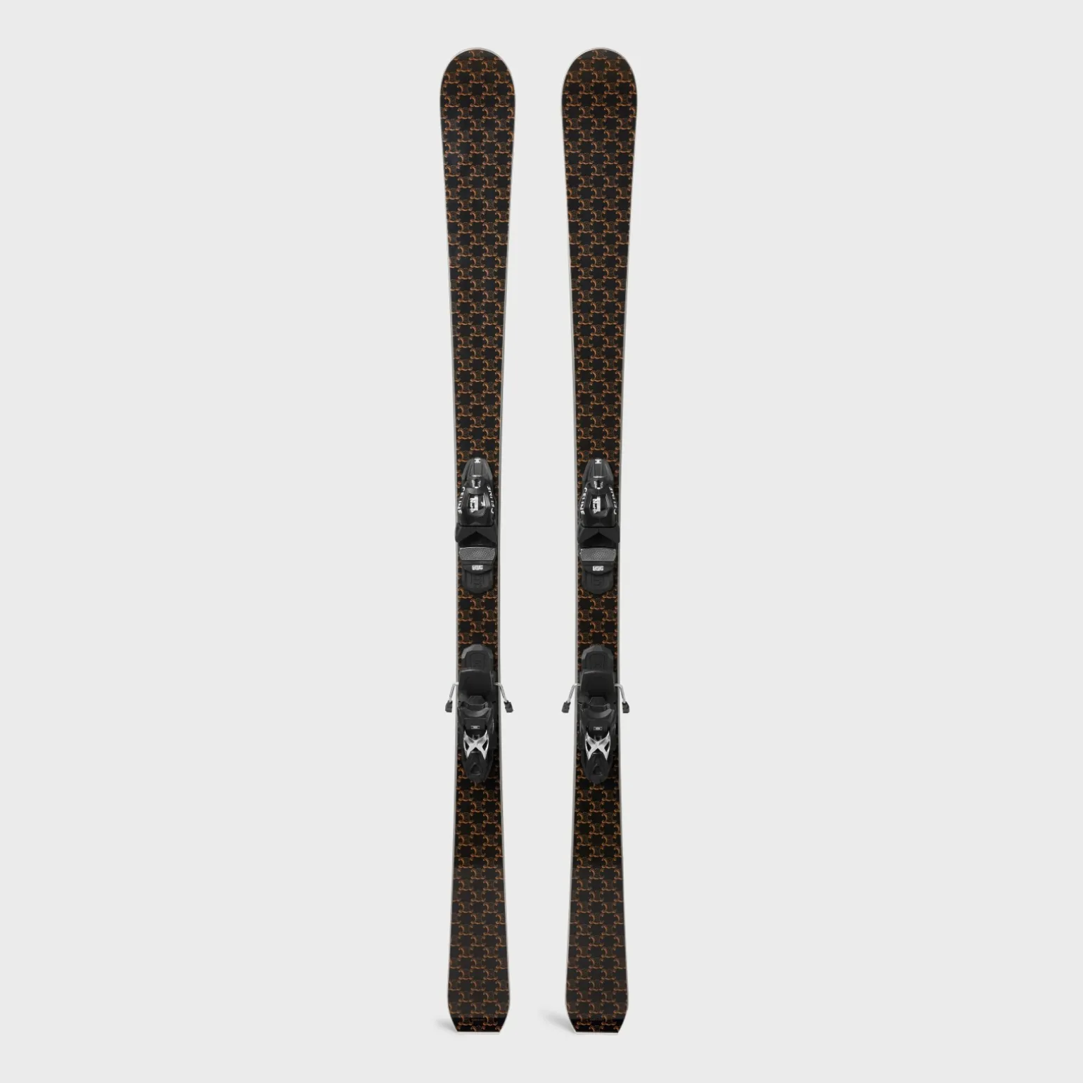 SKI in WOOD, TITANIUM & FIBER GLASS