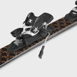 SKI in WOOD, TITANIUM & FIBER GLASS