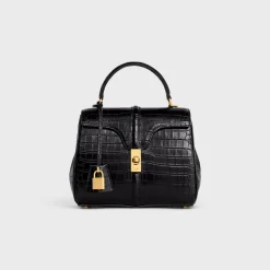 Small 16 Bag in porosus crocodile