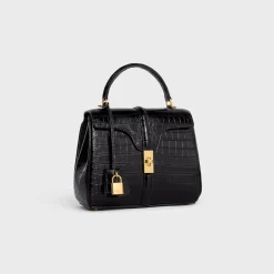 Small 16 Bag in porosus crocodile