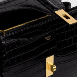 Small 16 Bag in porosus crocodile