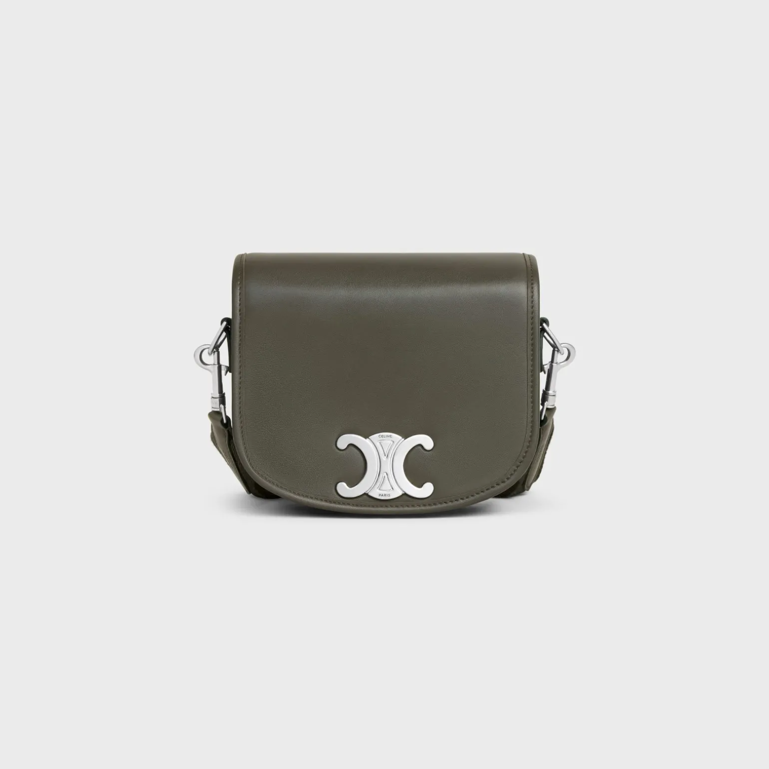 SMALL BESACE STRAP TRIOMPHE in SUPPLE NATURAL CALFSKIN