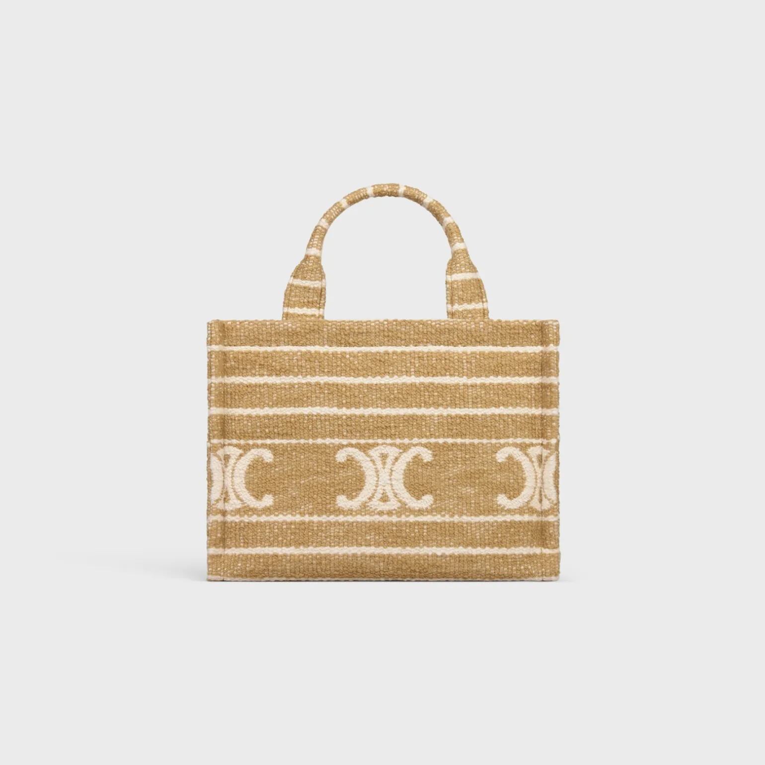 small cabas thais in STRIPED TEXTILE WITH TRIOMPHE
