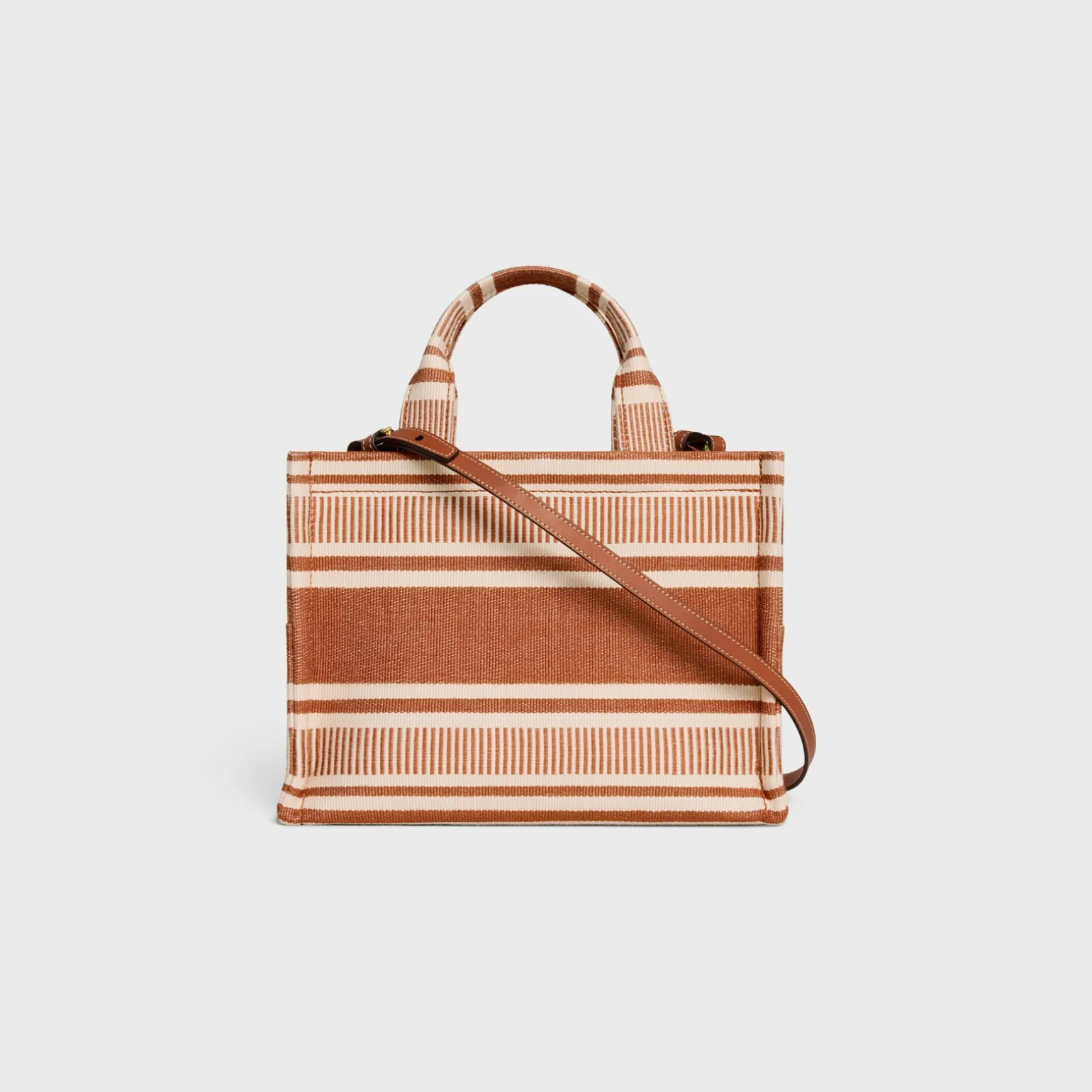 small cabas thais in STRIPED TEXTILE WITH CELINE