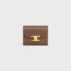 Small Flap Wallet TRIOMPHE in Shiny calfskin