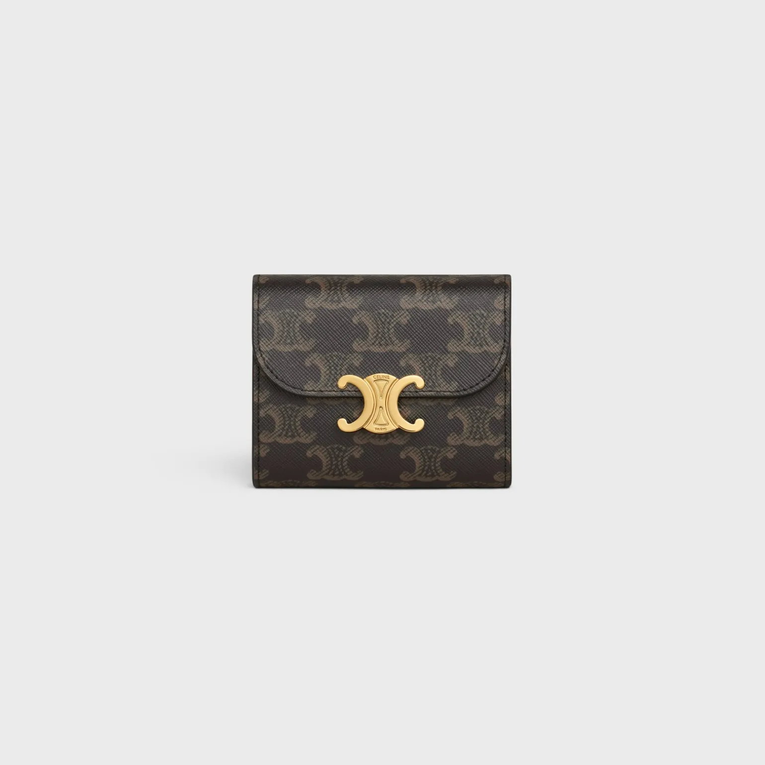 Small Flap Wallet TRIOMPHE in Triomphe Canvas