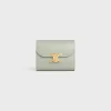 Small Flap Wallet TRIOMPHE in Shiny calfskin