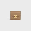 Small Flap Wallet TRIOMPHE in Shiny calfskin