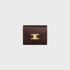Small Flap Wallet TRIOMPHE in Shiny calfskin