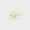 Small Flap Wallet TRIOMPHE in Shiny calfskin