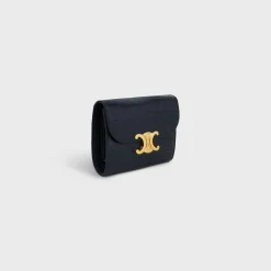 Small Flap Wallet TRIOMPHE in NILOTICUS CROCODILE