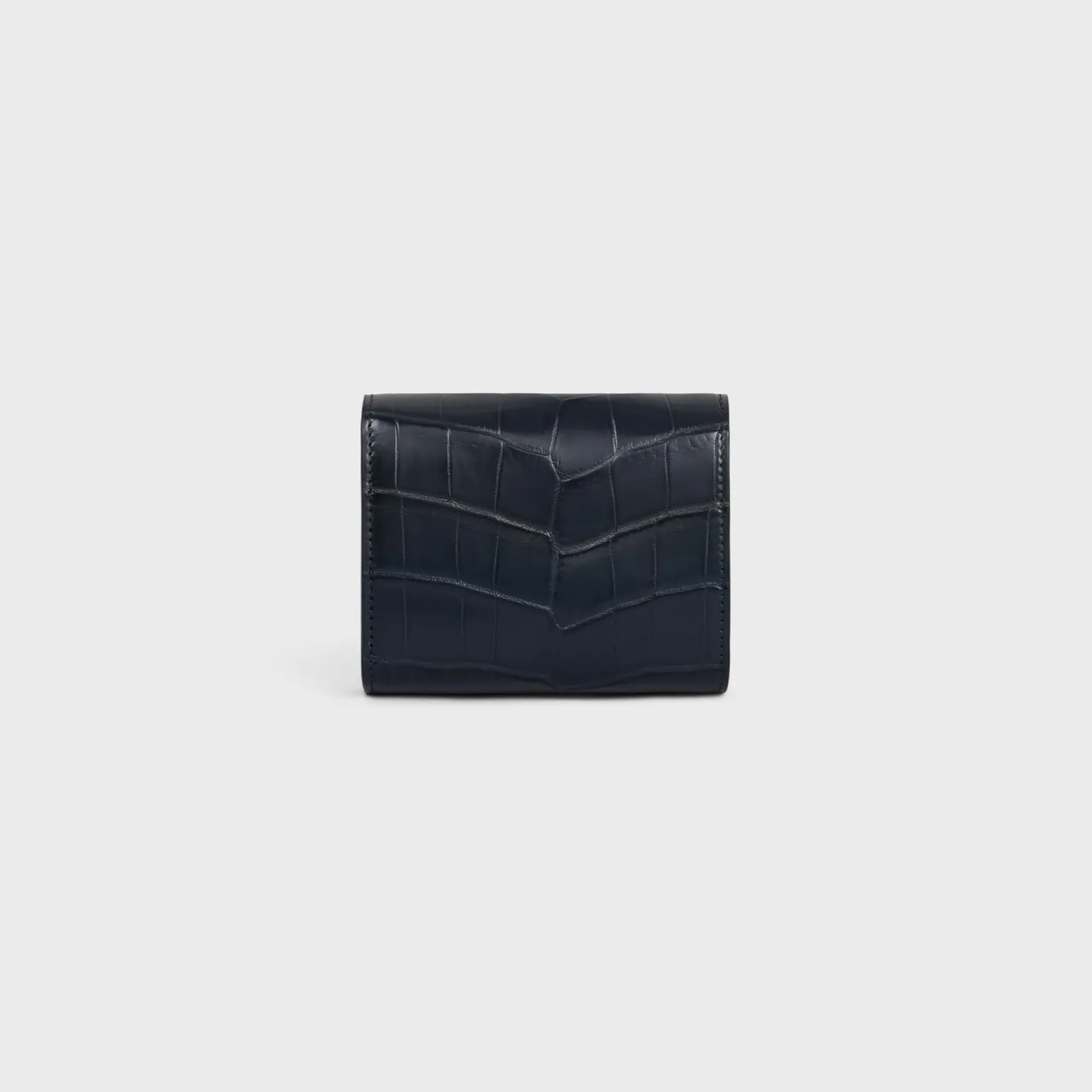 Small Flap Wallet TRIOMPHE in NILOTICUS CROCODILE