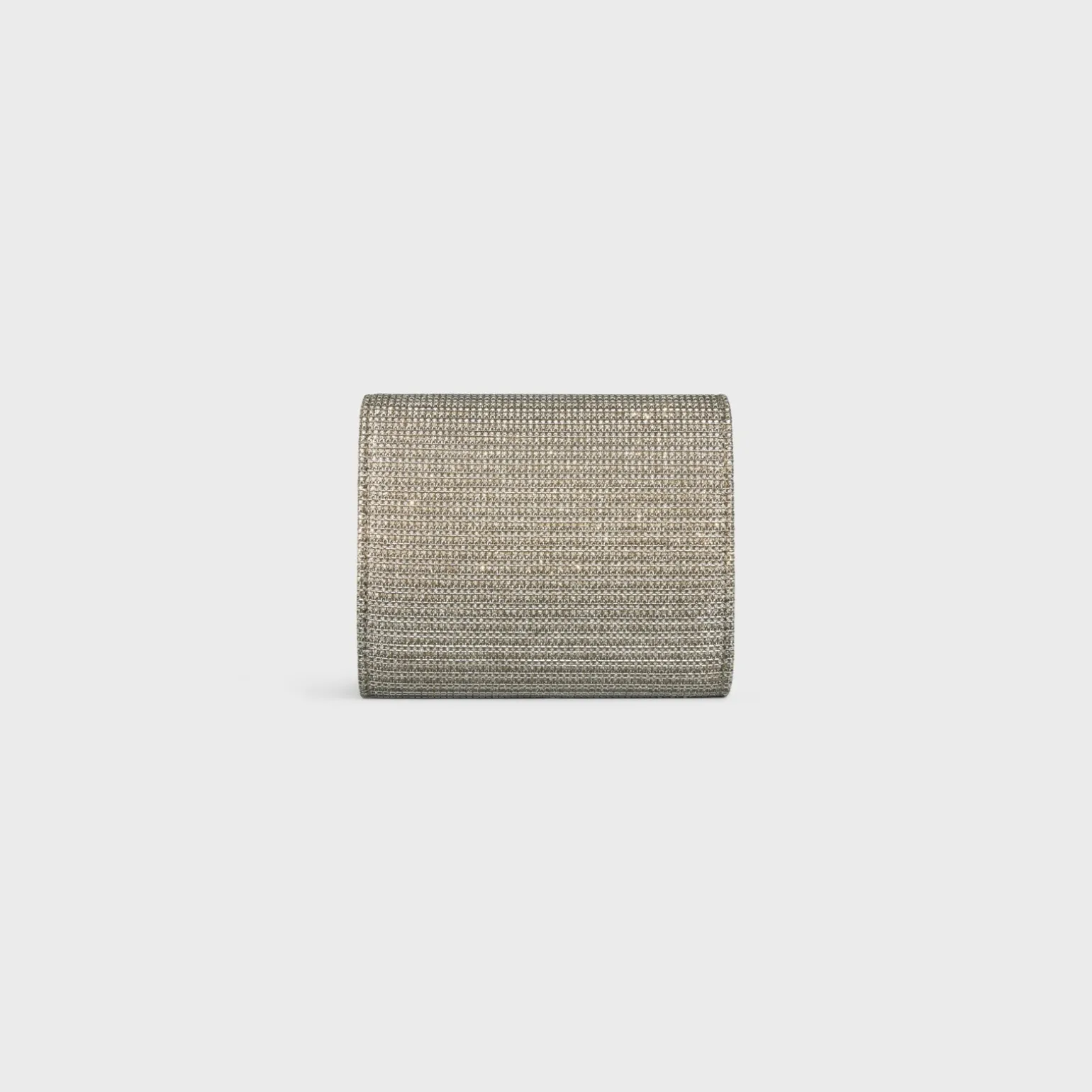 Small Flap Wallet TRIOMPHE in GLITTER TEXTILE