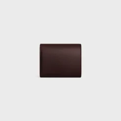 Small Flap Wallet TRIOMPHE in Shiny calfskin