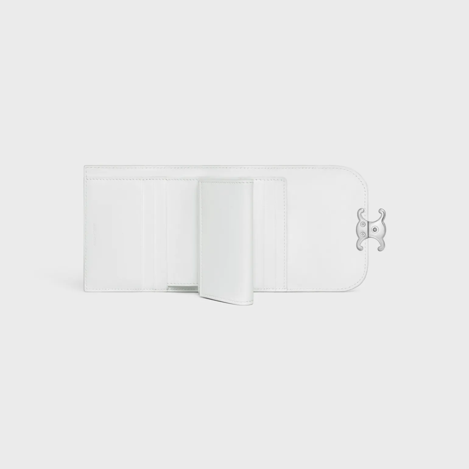Small Flap Wallet TRIOMPHE in Shiny calfskin